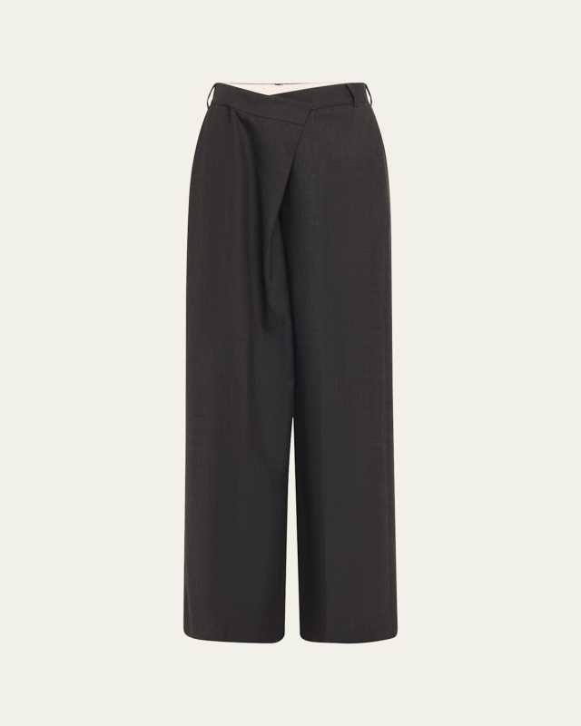 Horst Asymmetric Wool Pants